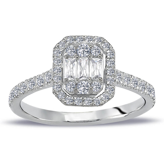 0.60 Carat Baguette Diamond Ring