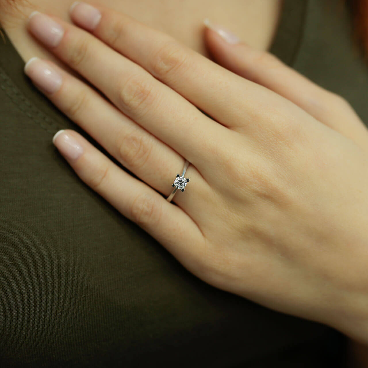 0.26 Carat Diamond Solitaire Ring