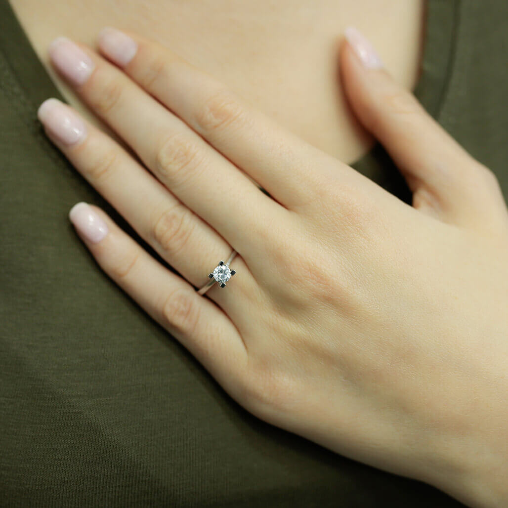 0.41 Carat Diamond Solitaire Ring