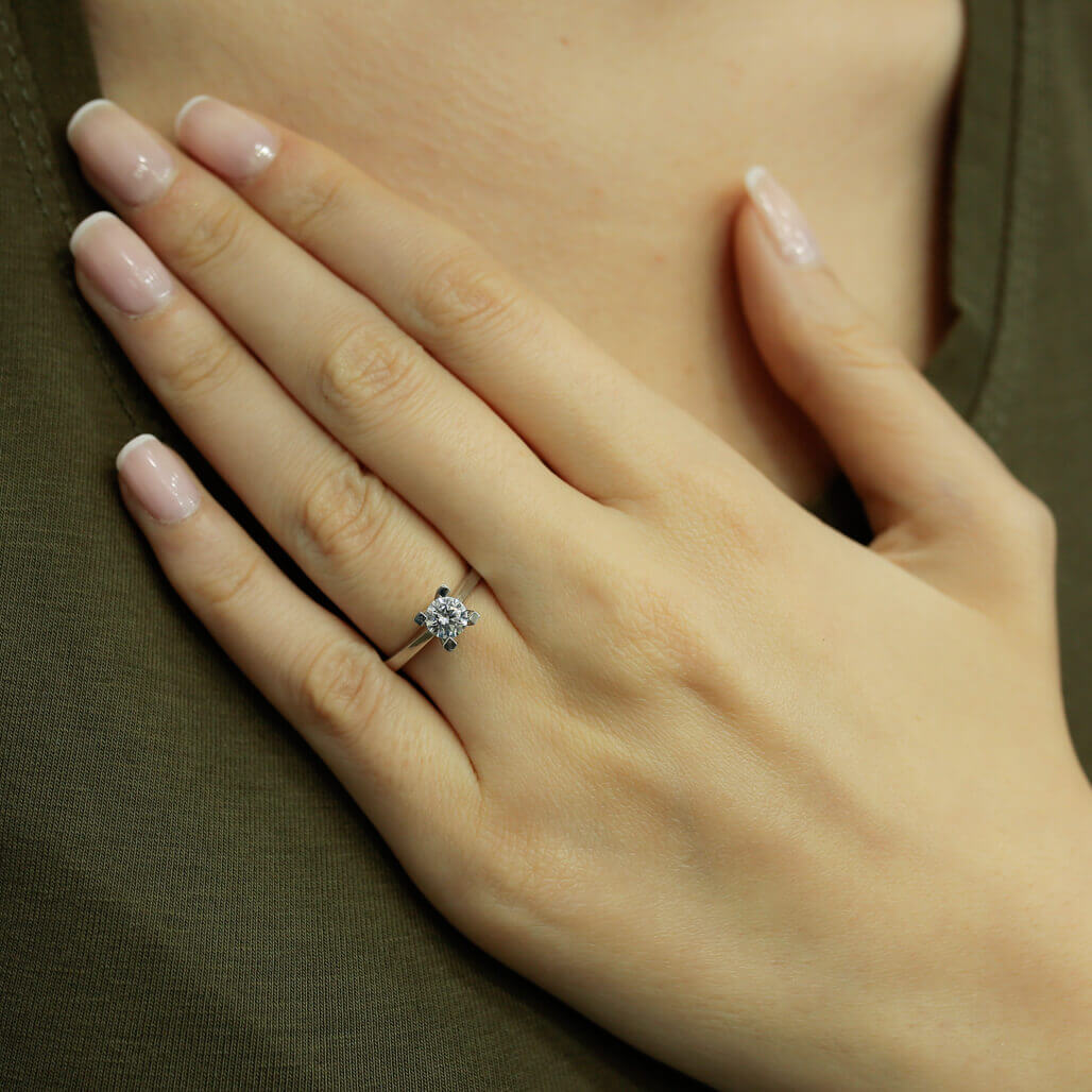 0.51 Carat Diamond Solitaire Ring