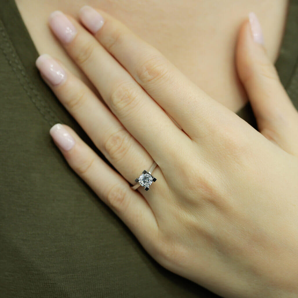 0.71 Carat Diamond Solitaire Ring