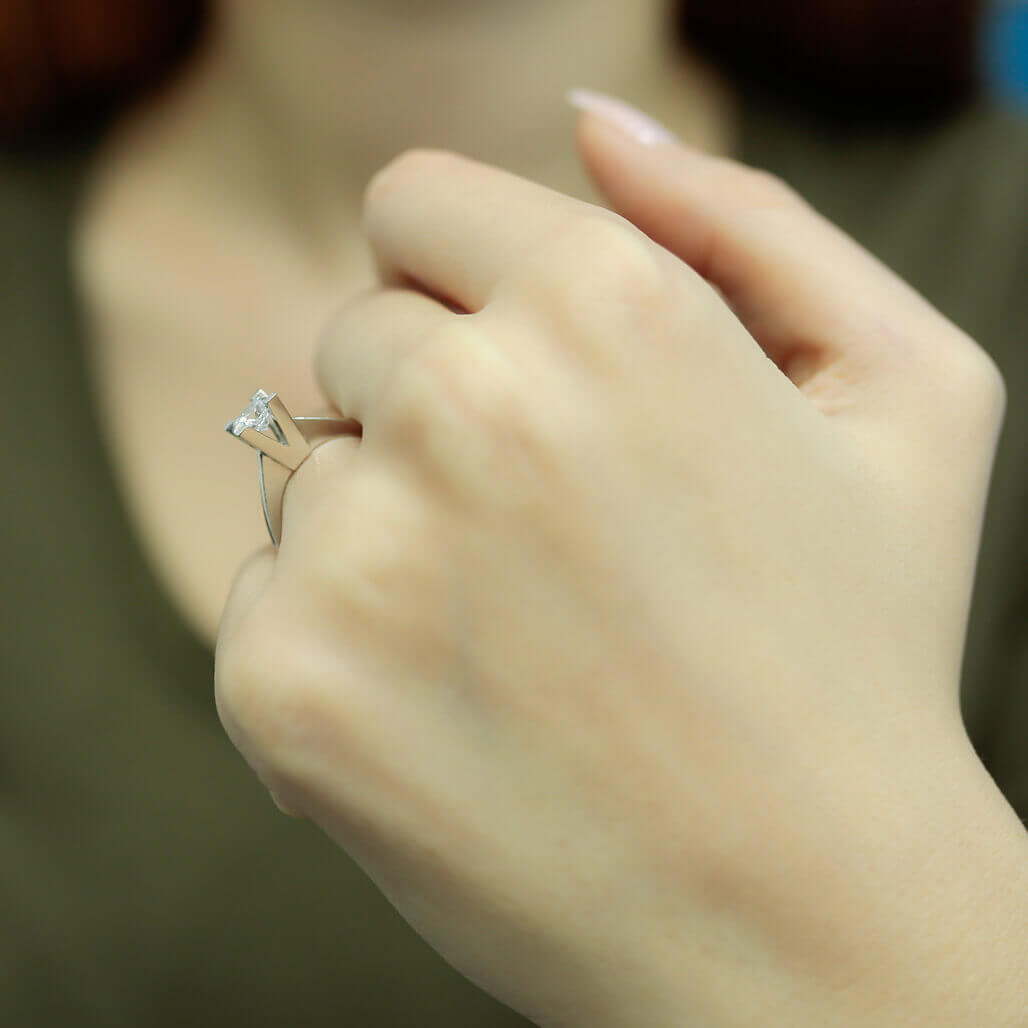 0.71 Carat Diamond Solitaire Ring