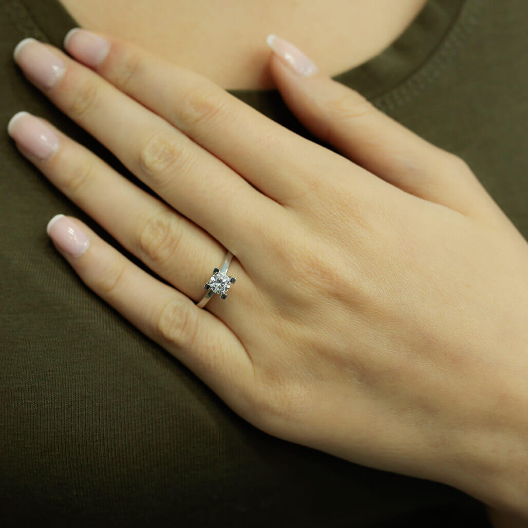 0.51 Carat Diamond Solitaire Ring