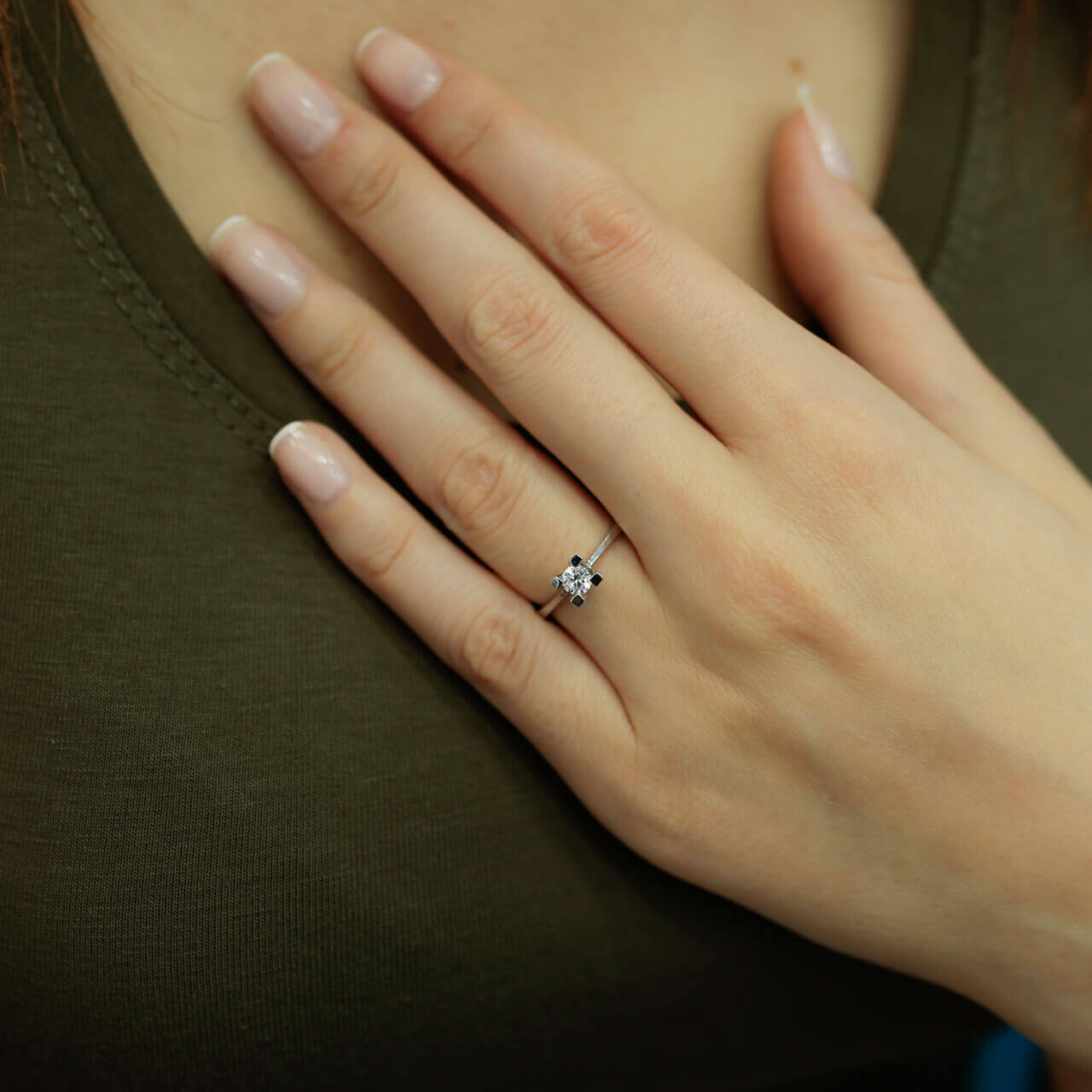 0.22 Carat Diamond Solitaire Ring