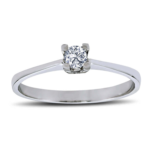 0.14 Carat Diamond Solitaire Ring