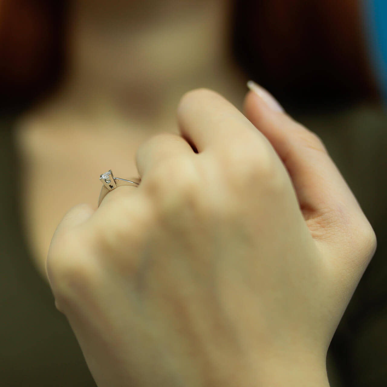 0.14 Carat Diamond Solitaire Ring