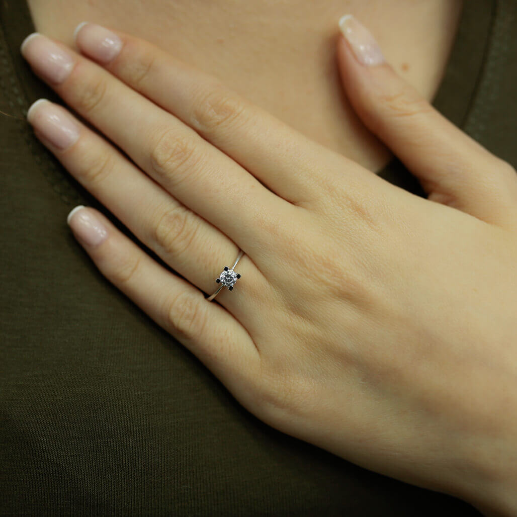 0.28 Carat Diamond Solitaire Ring