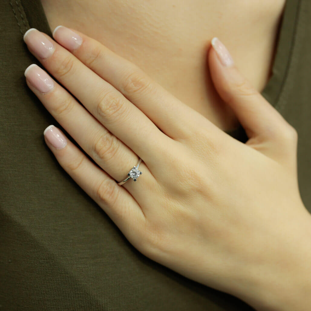 0.38 Carat Diamond Solitaire Ring