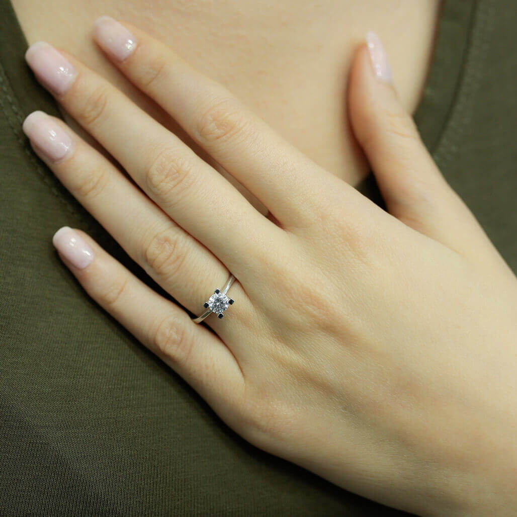 0.51 Carat Diamond Solitaire Ring