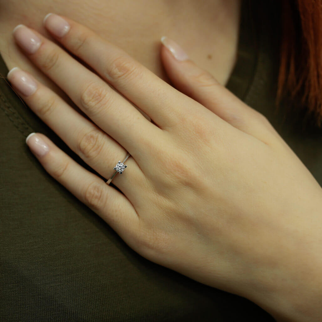 0.25 Carat Diamond Solitaire Ring