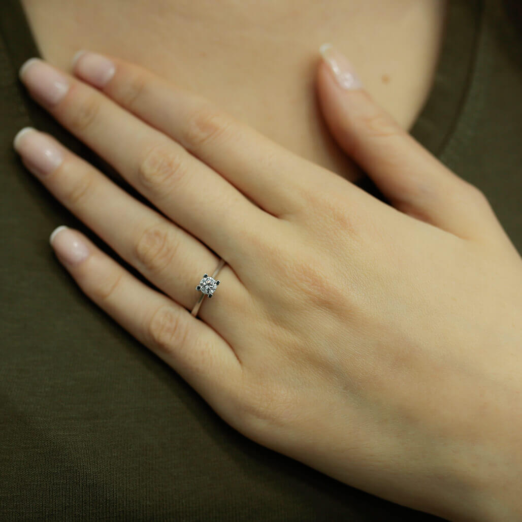 0.30 Carat Diamond Solitaire Ring