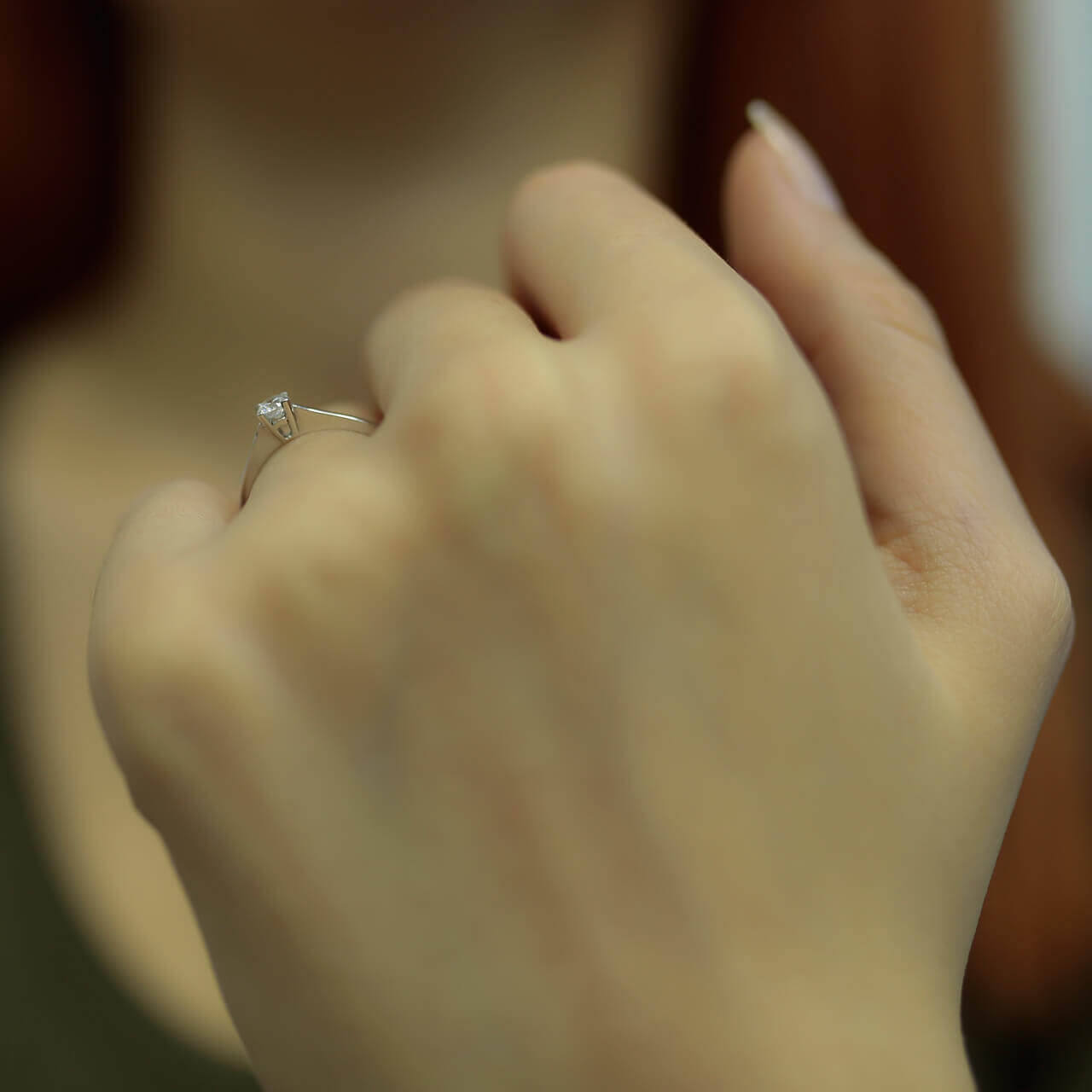 0.16 Carat Diamond Solitaire Ring