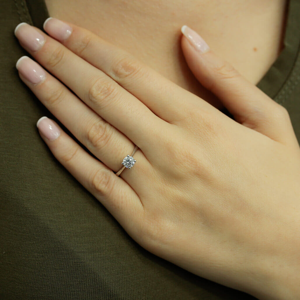0.50 Carat Diamond Solitaire Ring