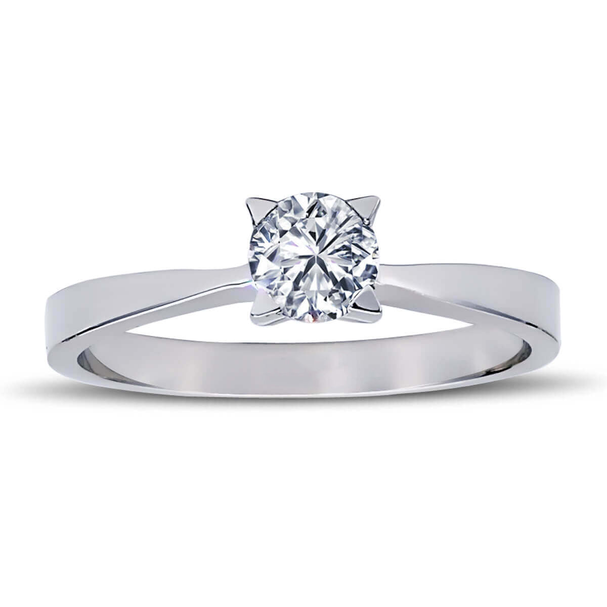 G-VS 0.38 Carat Diamond Solitaire Ring
