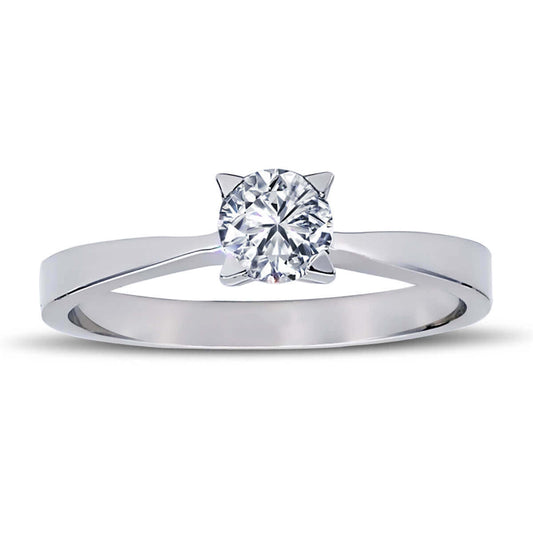 G-VS 0.38 Carat Diamond Solitaire Ring