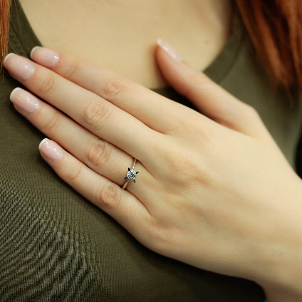 0.32 Carat Diamond Solitaire Ring