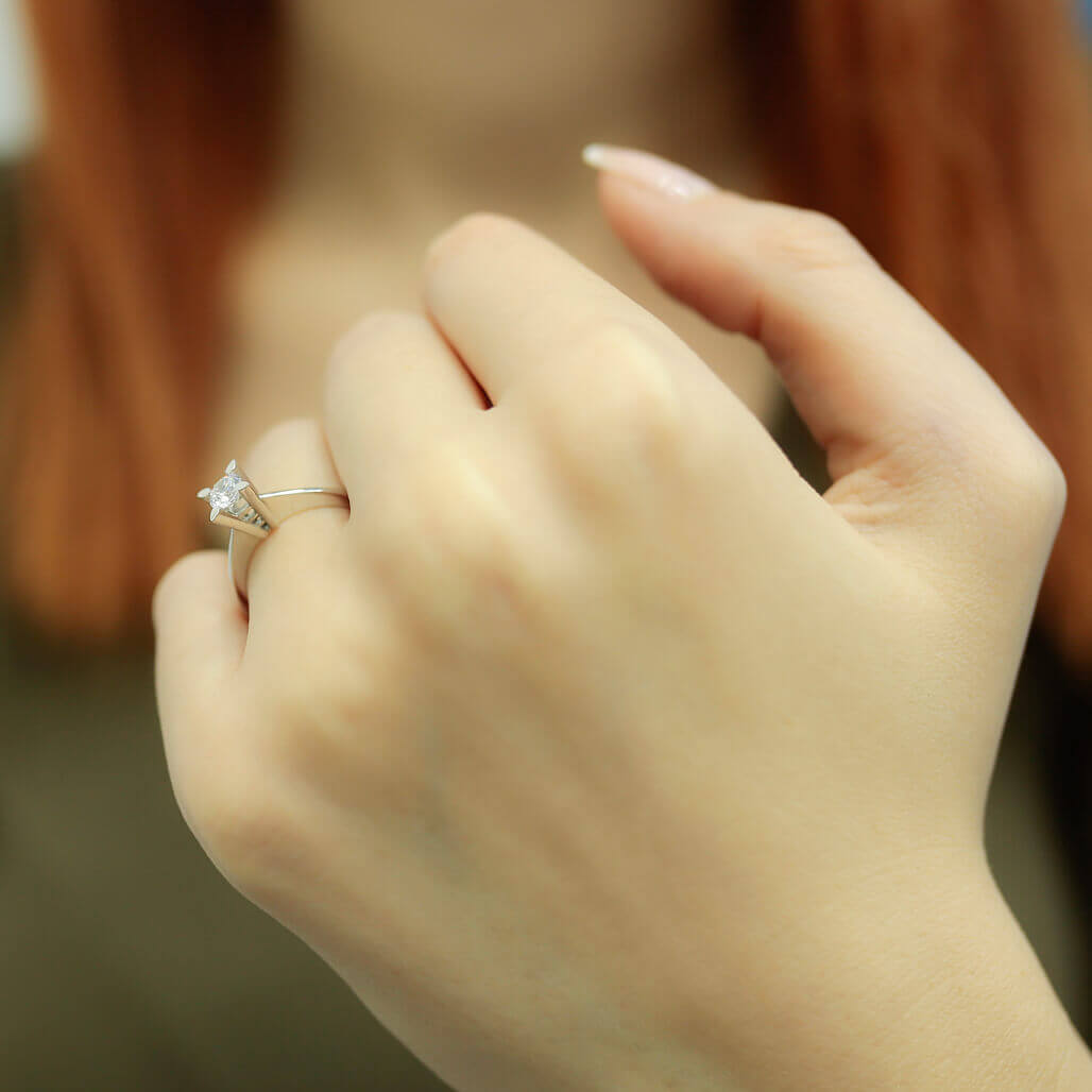 0.32 Carat Diamond Solitaire Ring