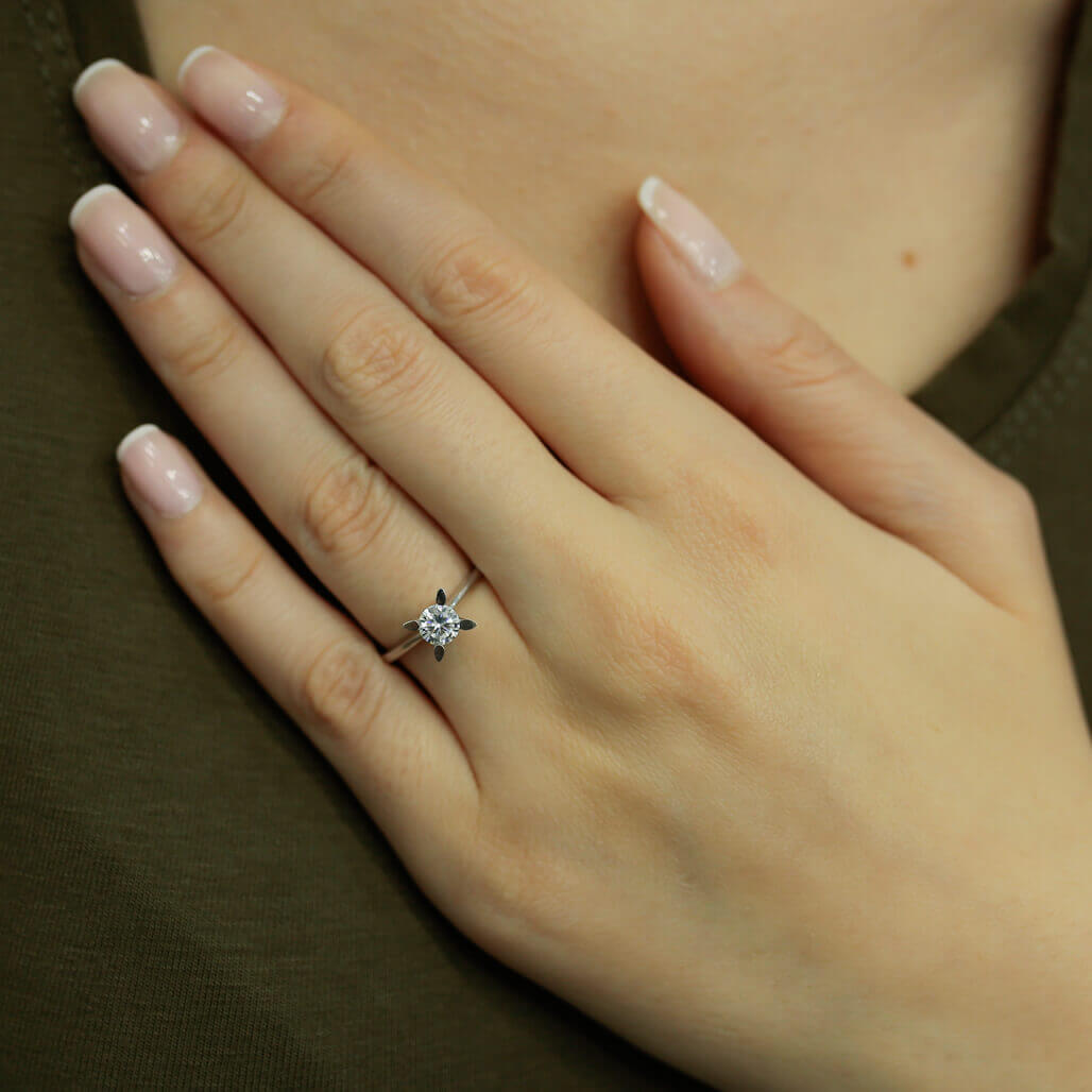 0.45 Carat Diamond Solitaire Ring