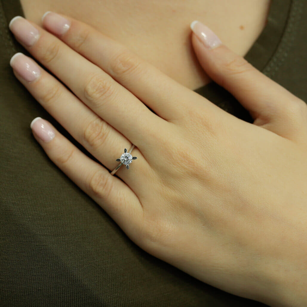 0.50 Carat Diamond Solitaire Ring