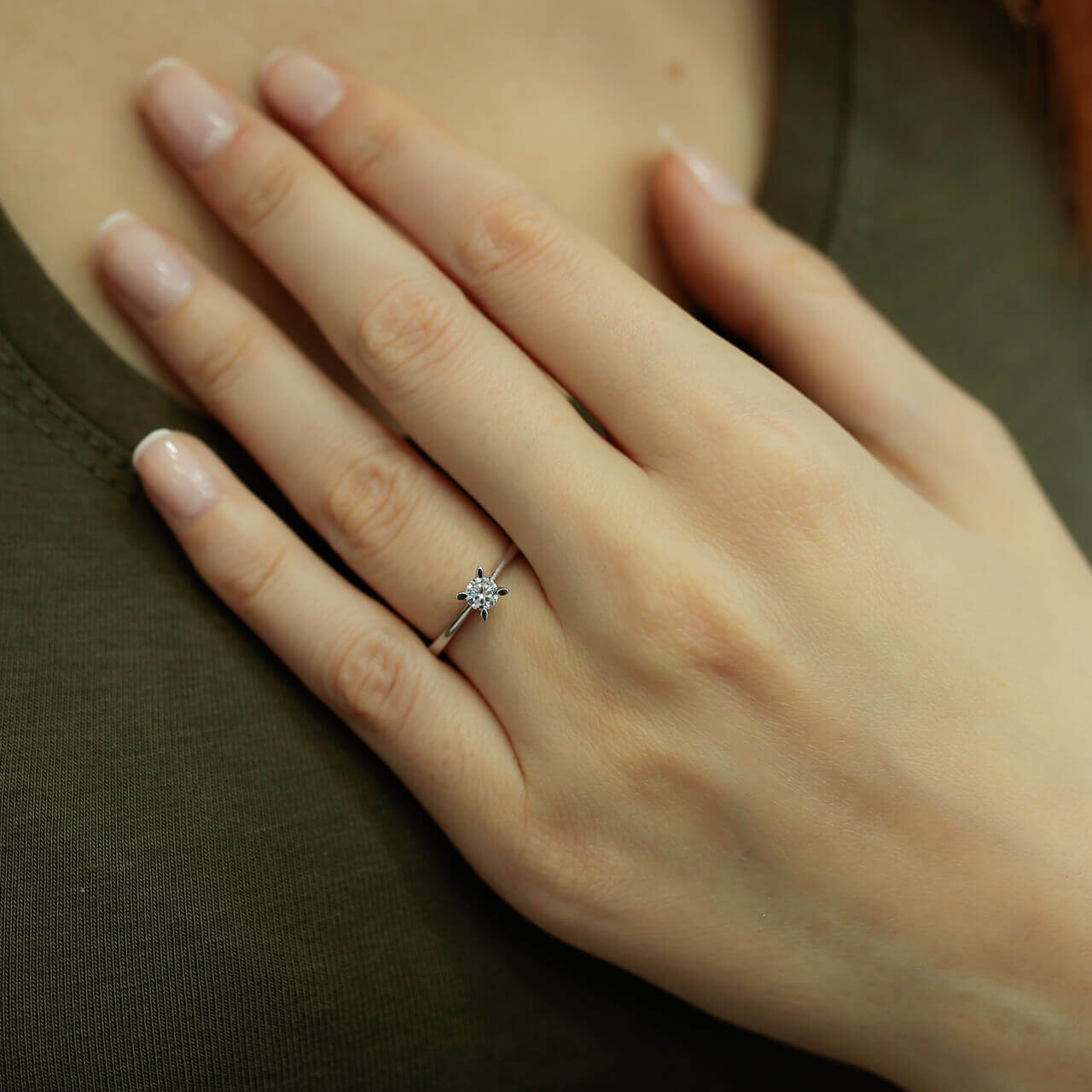 0.22 Carat Diamond Solitaire Ring