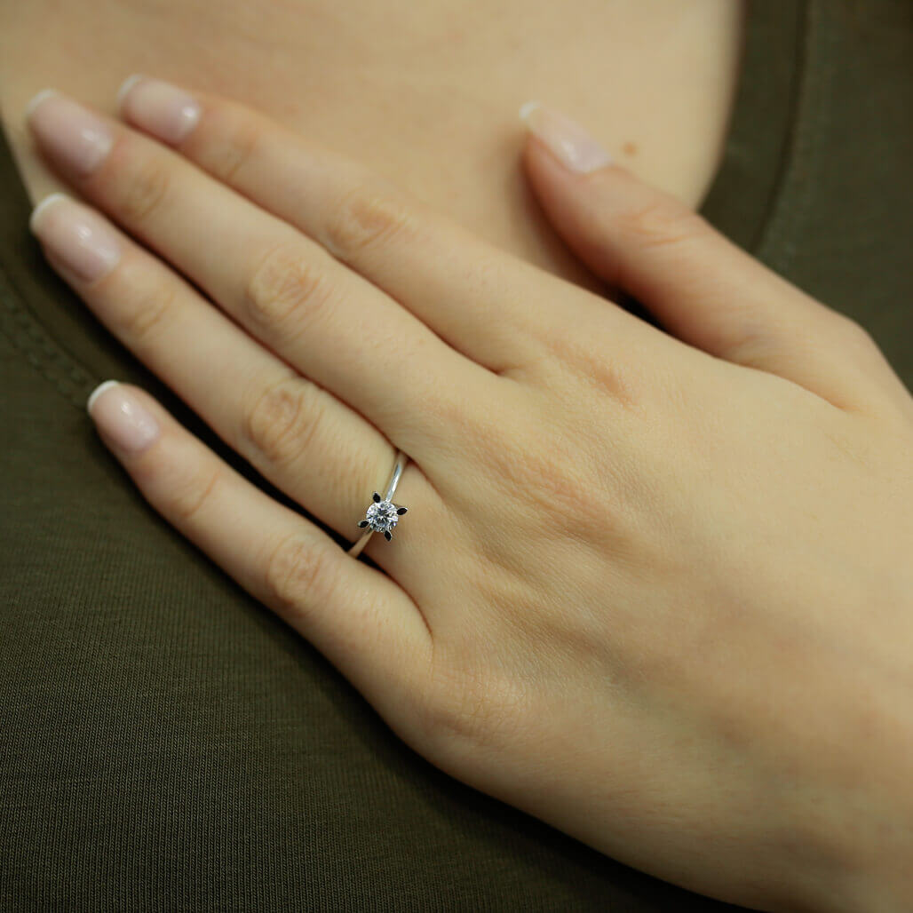 0.33 Carat Diamond Solitaire Ring