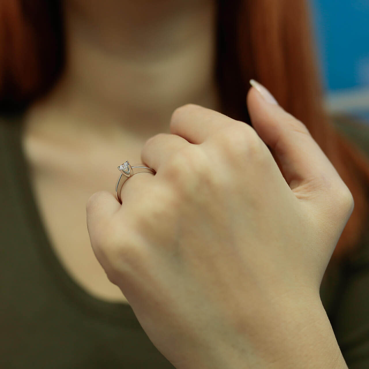 0.21 Carat Diamond Solitaire Ring