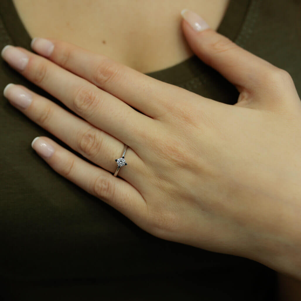 0.25 Carat Diamond Solitaire Ring