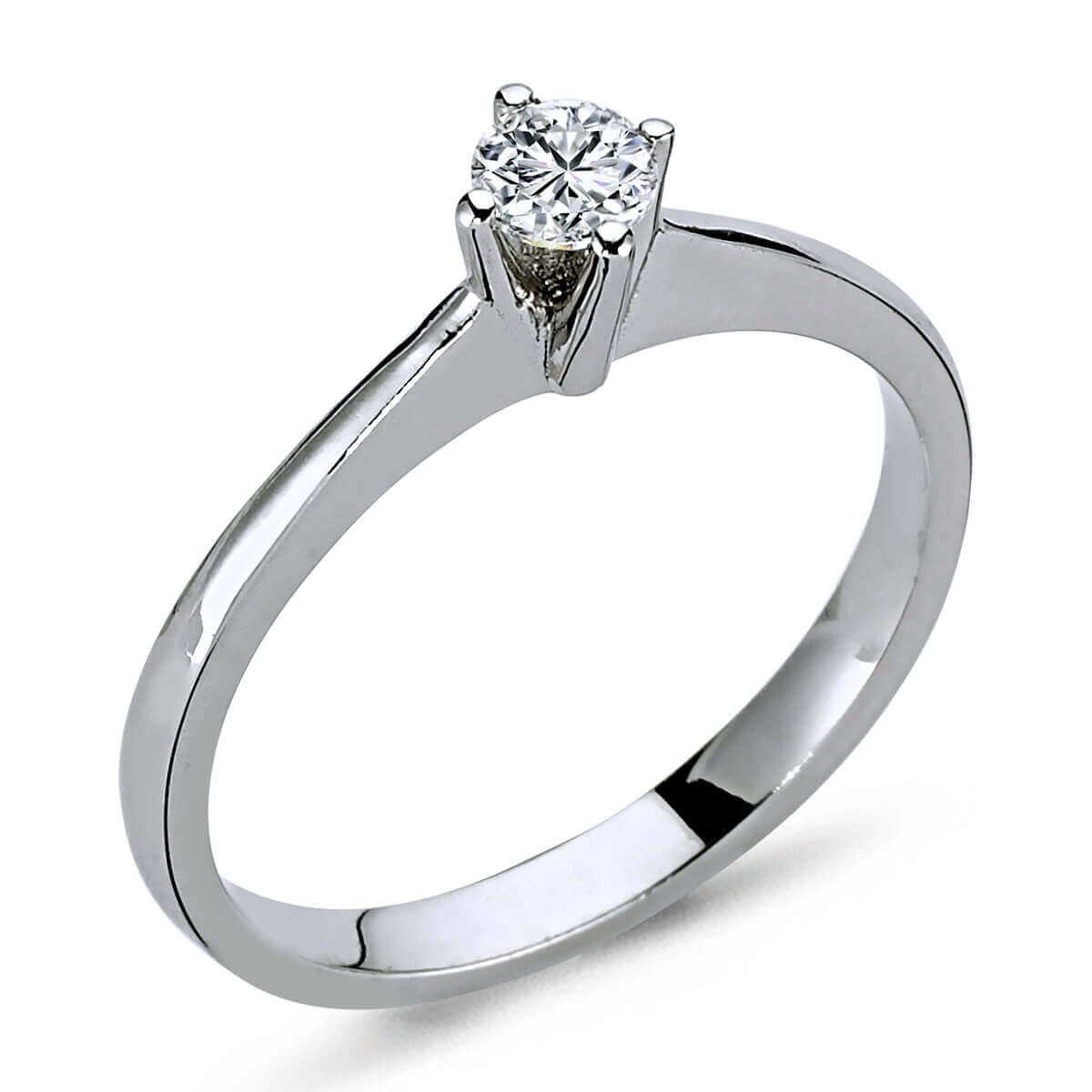 0.19 Carat Diamond Solitaire Ring