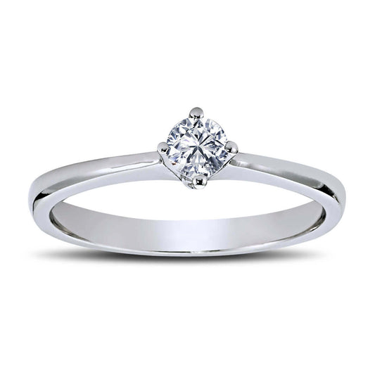 0.19 Carat Diamond Solitaire Ring
