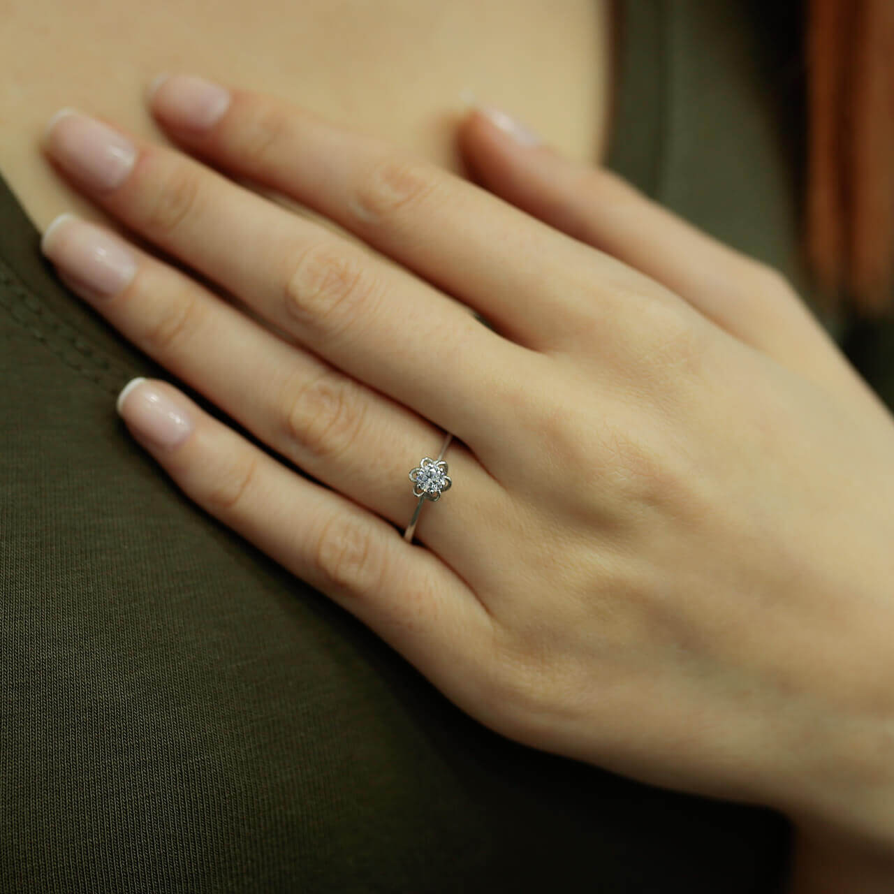 0.23 Carat Diamond Solitaire Ring