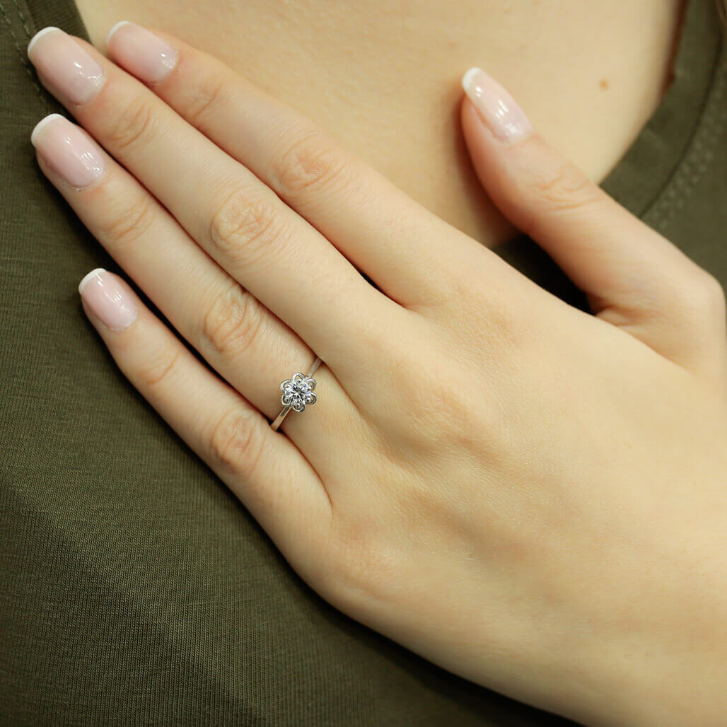 0.39 Carat Diamond Solitaire Ring