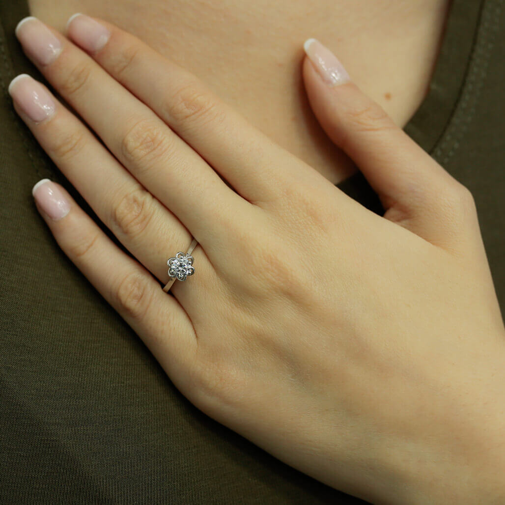 0.49 Carat Diamond Solitaire Ring
