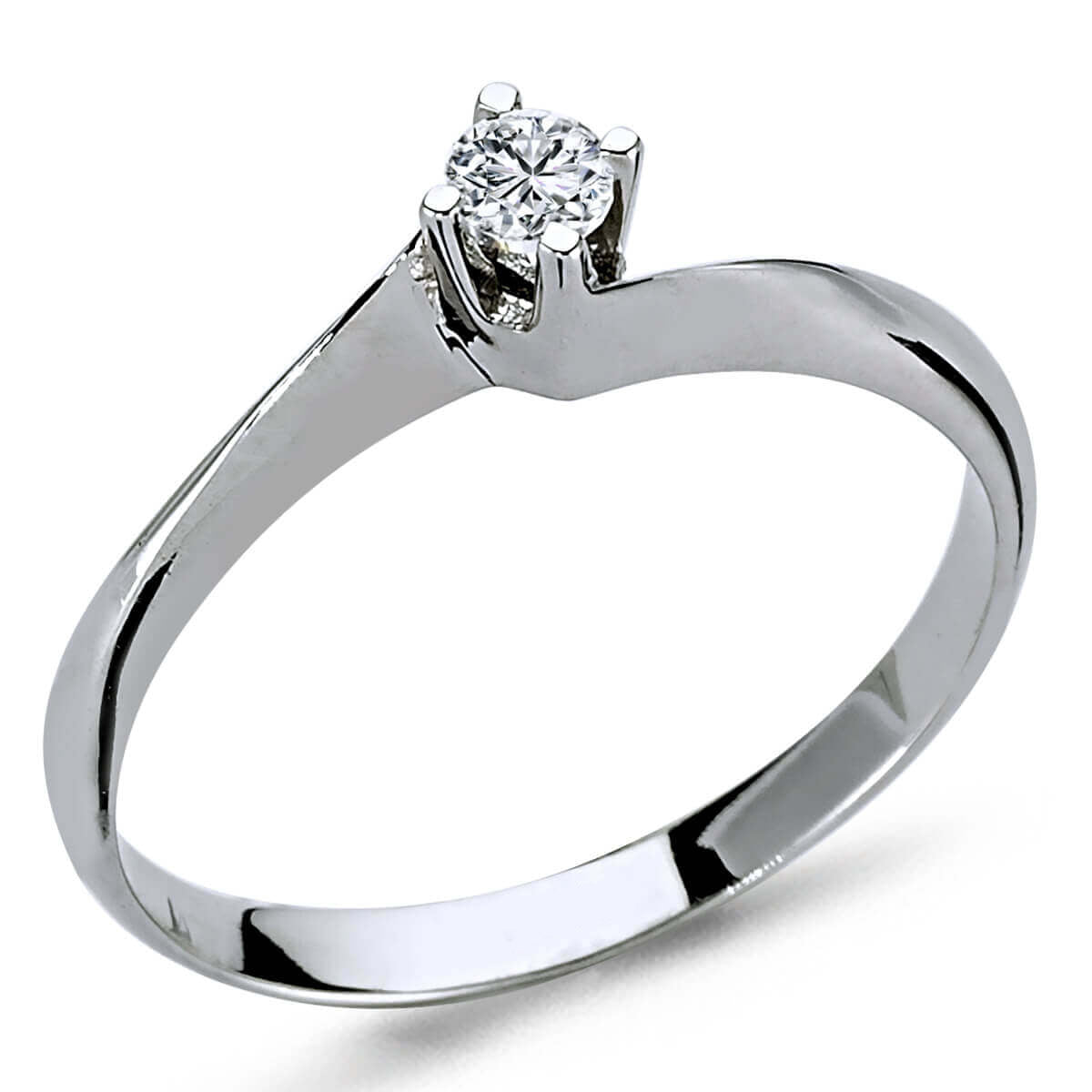0.10 Carat Diamond Solitaire Ring