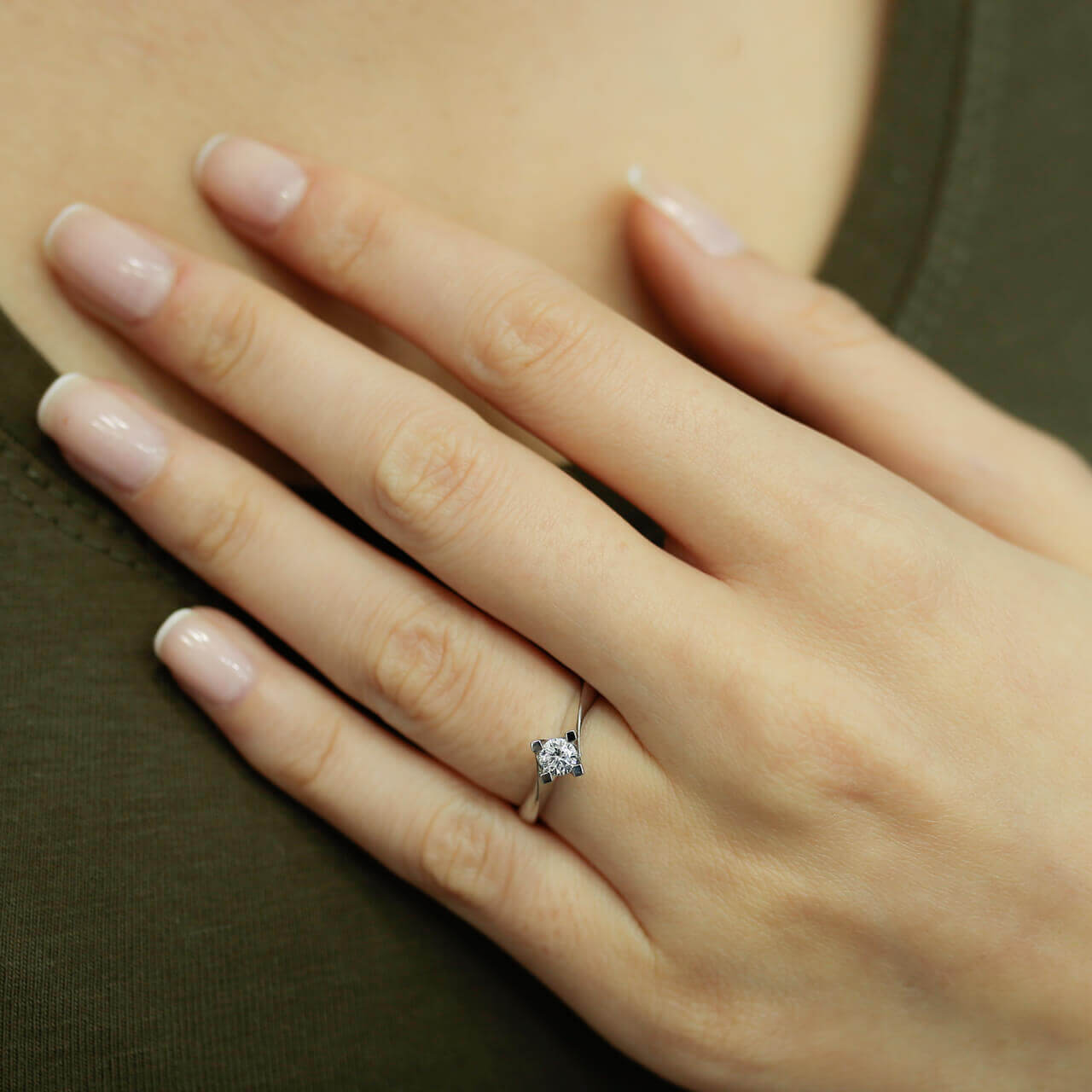 0.23 Carat Diamond Solitaire Ring