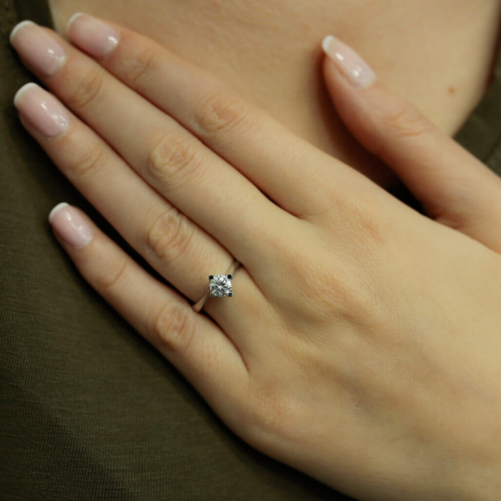 0.48 Carat Diamond Solitaire Ring