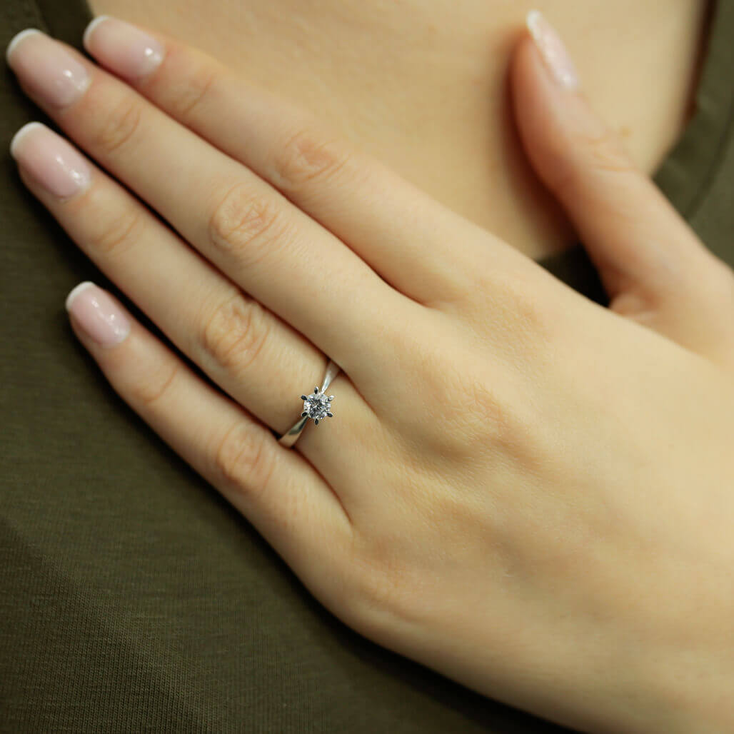 0.34 Carat Diamond Solitaire Ring