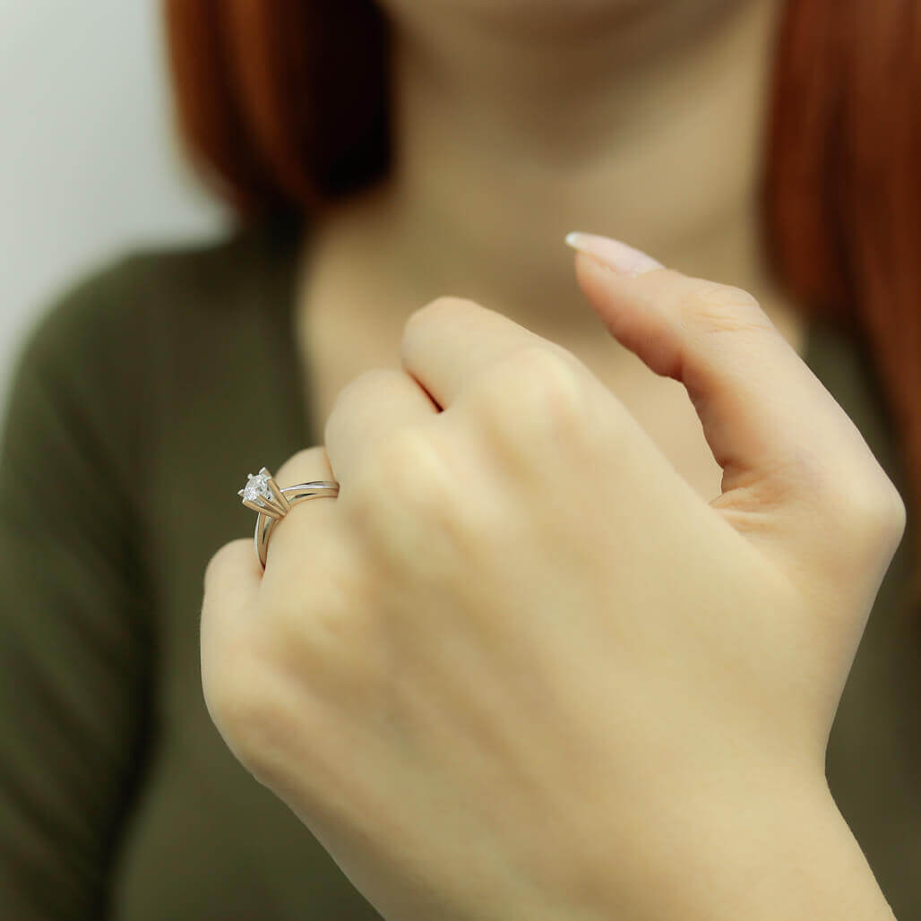 0.34 Carat Diamond Solitaire Ring