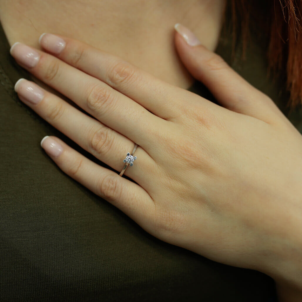 0.25 Carat Diamond Solitaire Ring