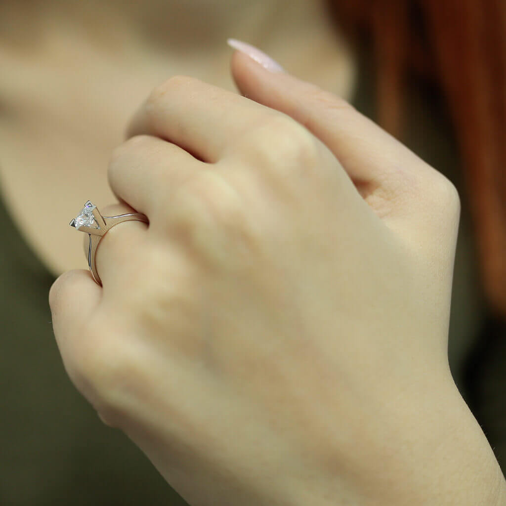 0.80 Carat Diamond Solitaire Ring