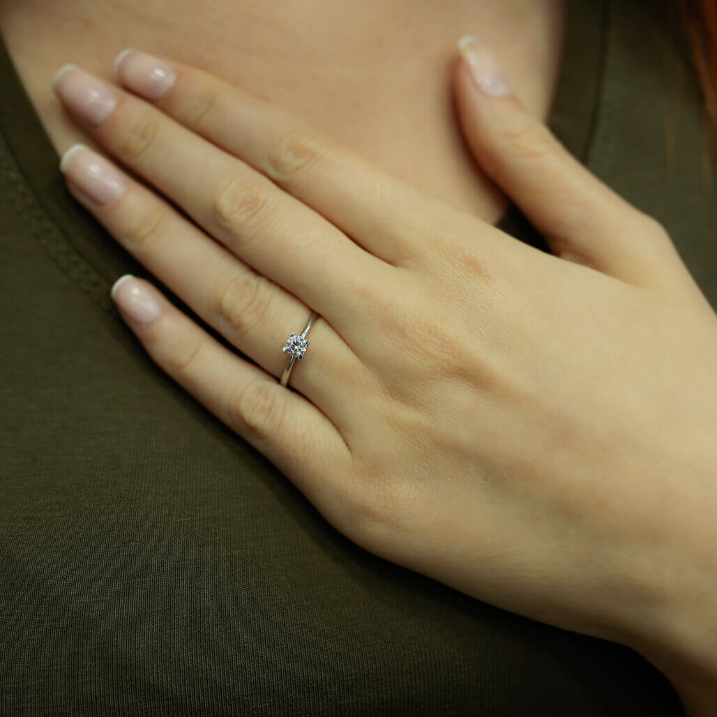 0.27 Carat Diamond Solitaire Ring