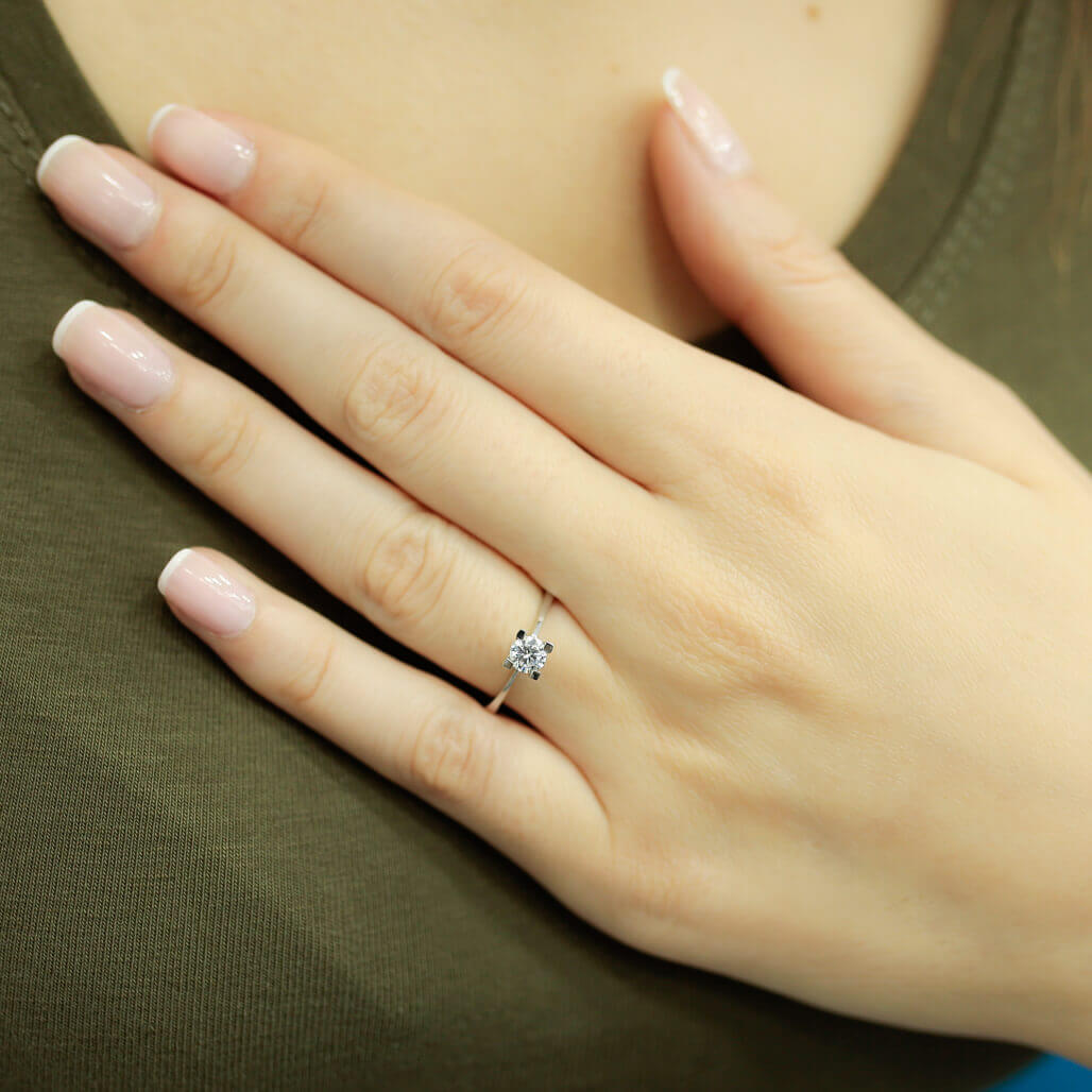 0.31 Carat Diamond Solitaire Ring