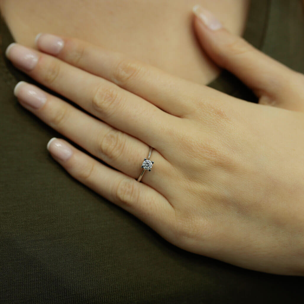 0.28 Carat Diamond Solitaire Ring