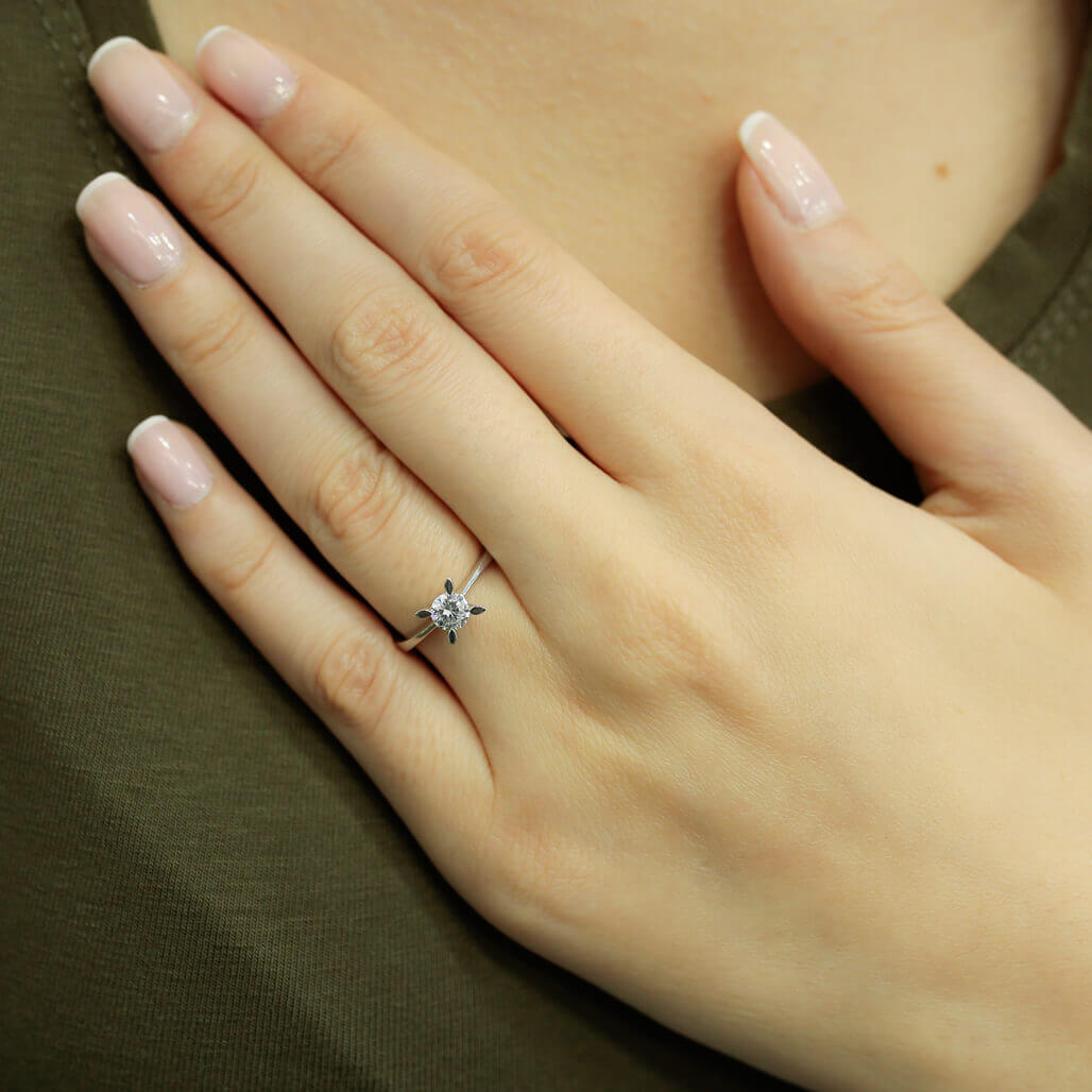 0.39 Carat Diamond Solitaire Ring