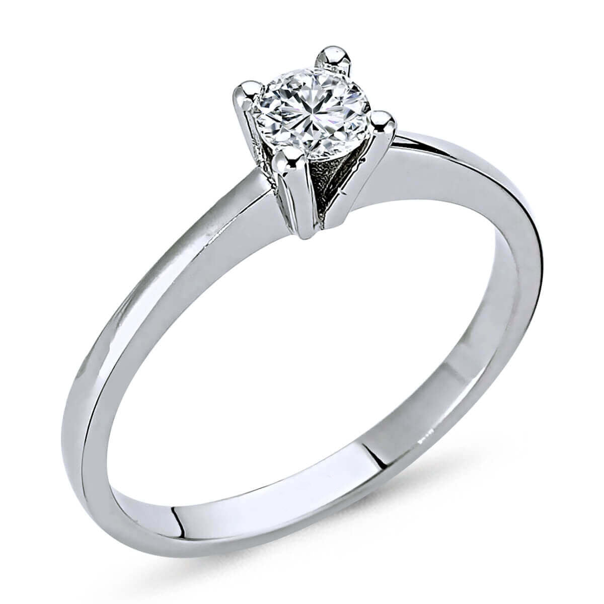 G Color 0.26 Carat Diamond Solitaire Ring