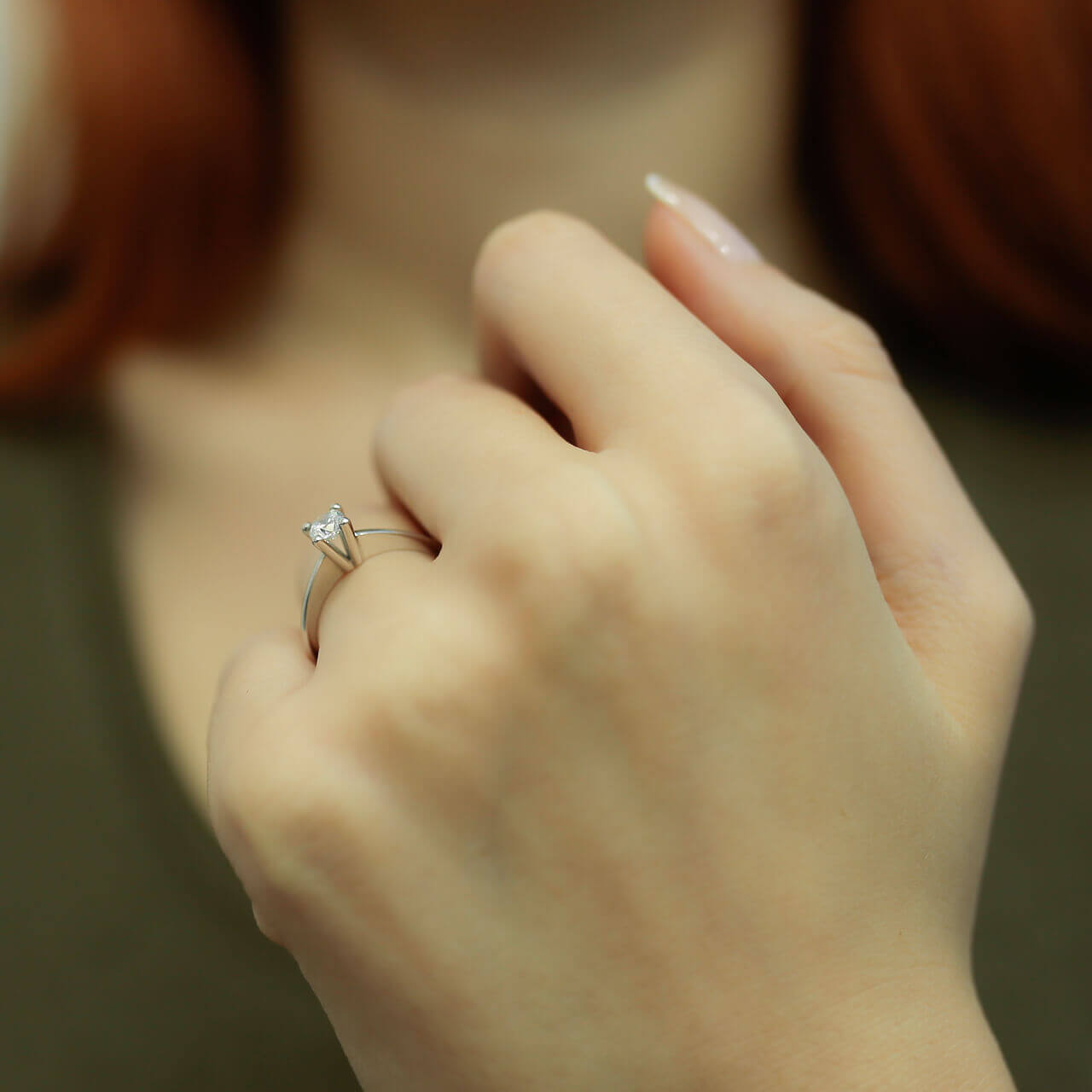 G Color 0.26 Carat Diamond Solitaire Ring