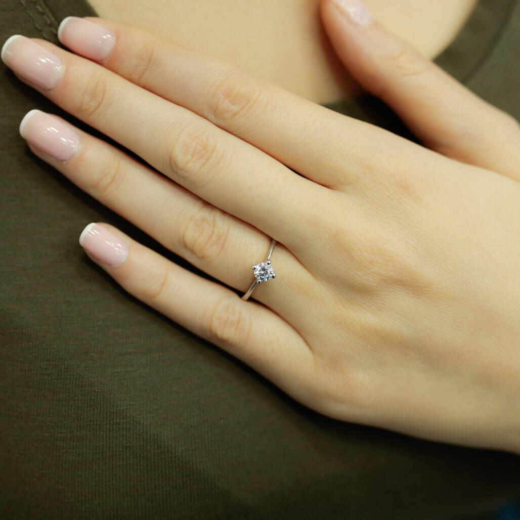 0.33 Carat Diamond Solitaire Ring
