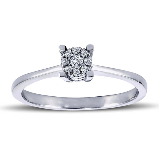 0.30 Carat Solid Look Diamond Ring