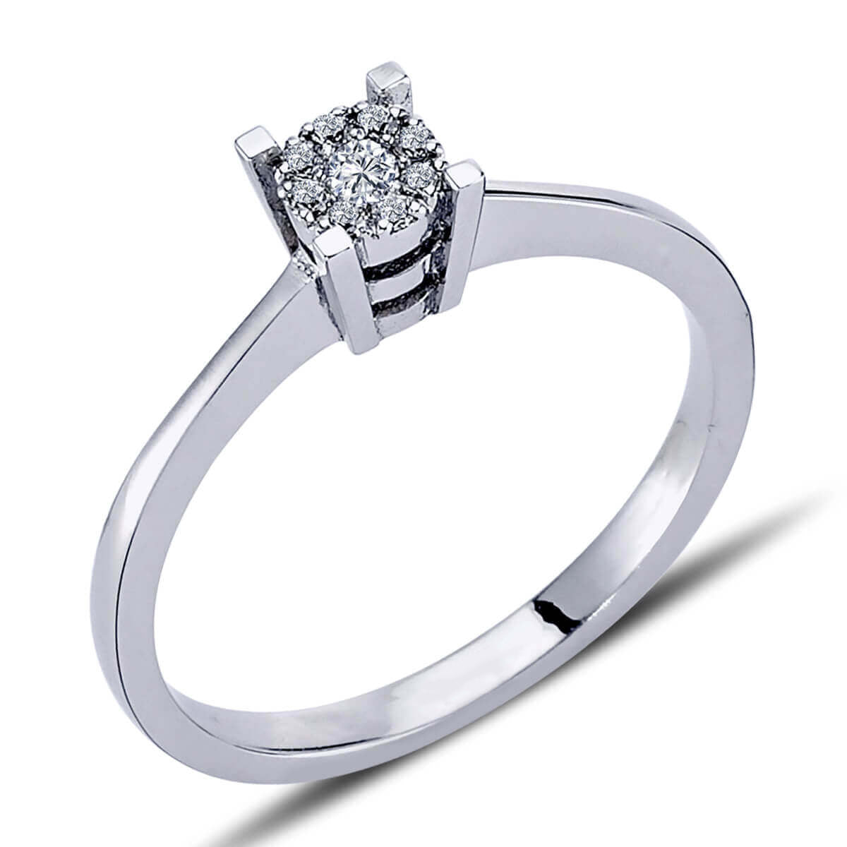 0.30 Carat Solid Look Diamond Ring