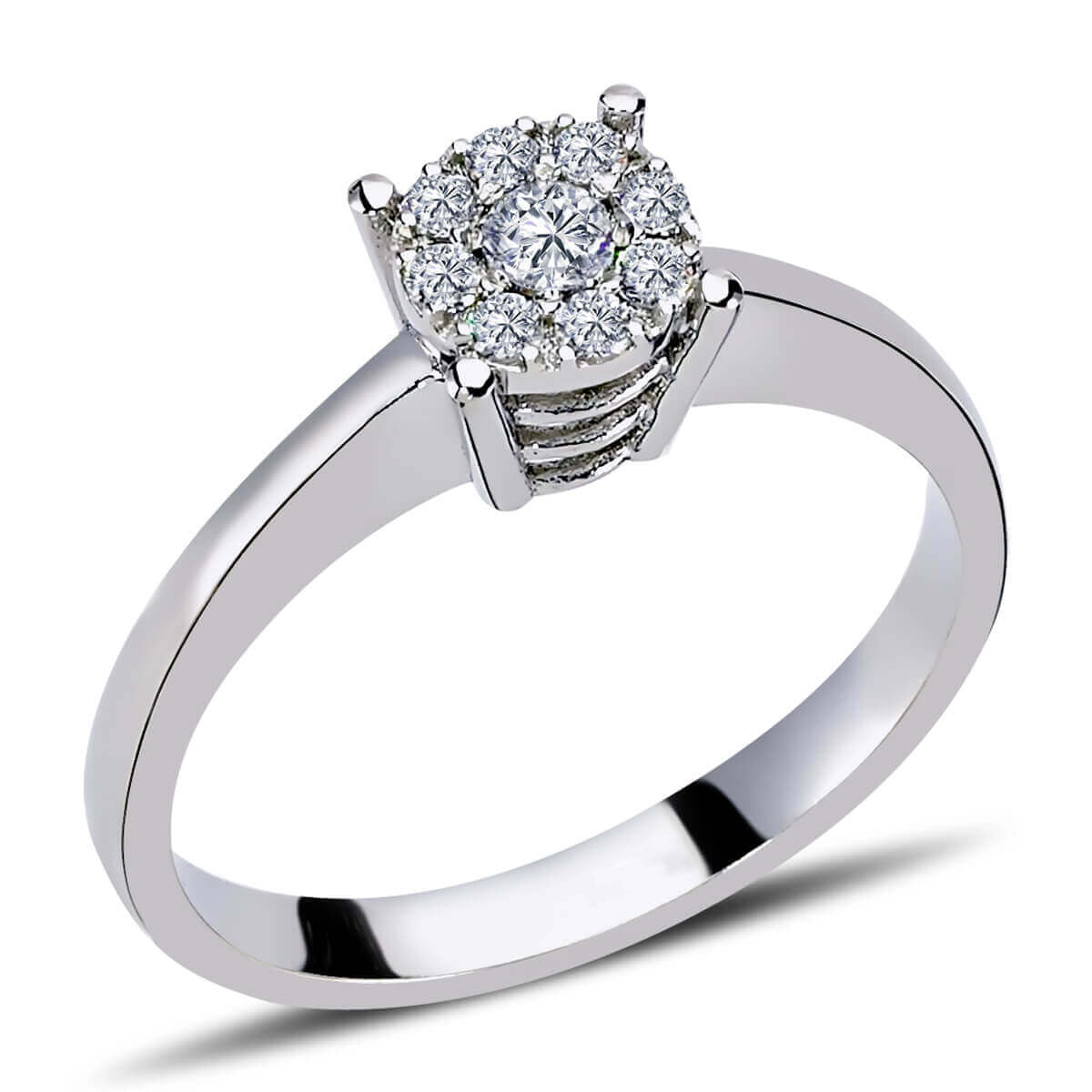 1 Carat Solitaire Look Diamond Ring