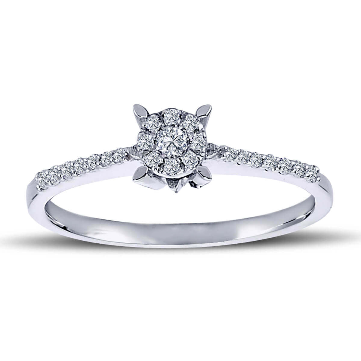 0.30 Carat Solid Look Diamond Ring